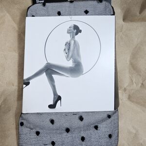 Express sheer Polka Dot Women's Tights New!